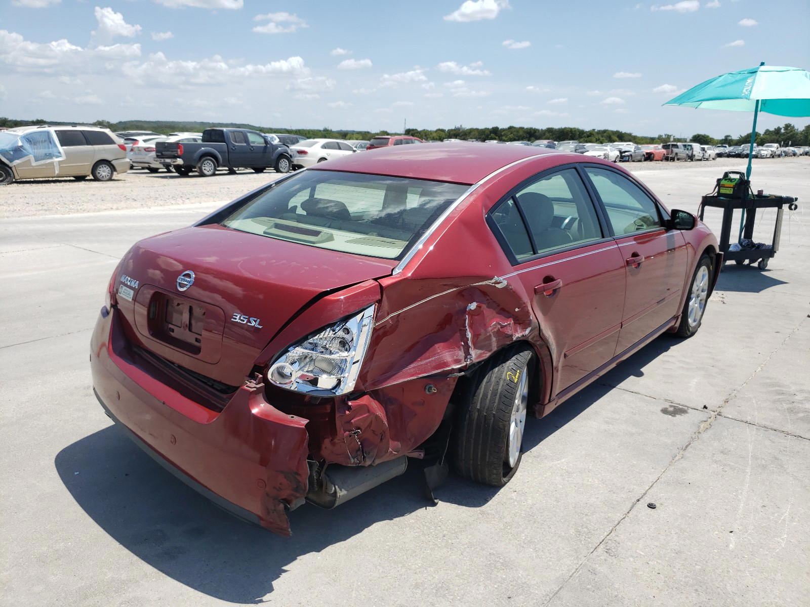Photo 4 from auction – 2007 NISSAN MAXIMA SE with VIN 1N4BA41EX7C810791