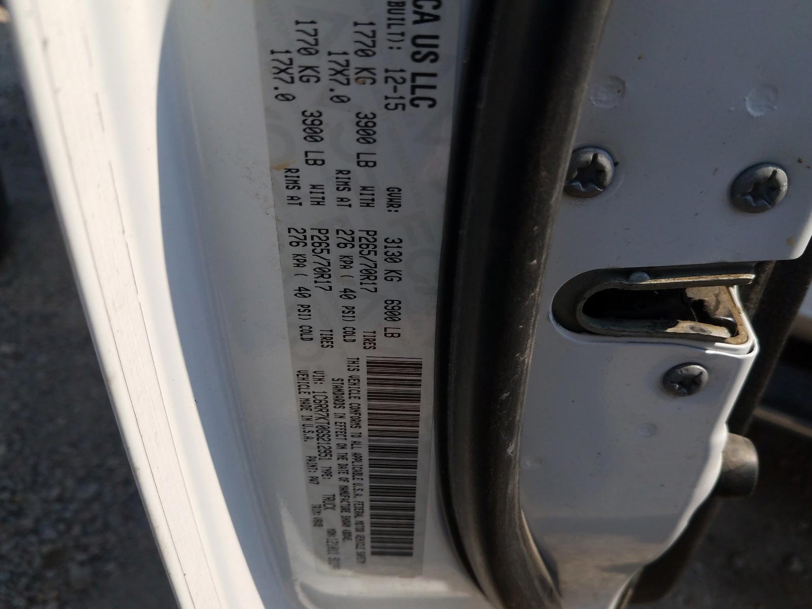 Photo 10 from auction – 2016 RAM 1500 ST with VIN 1C6RR7KT0GS212951