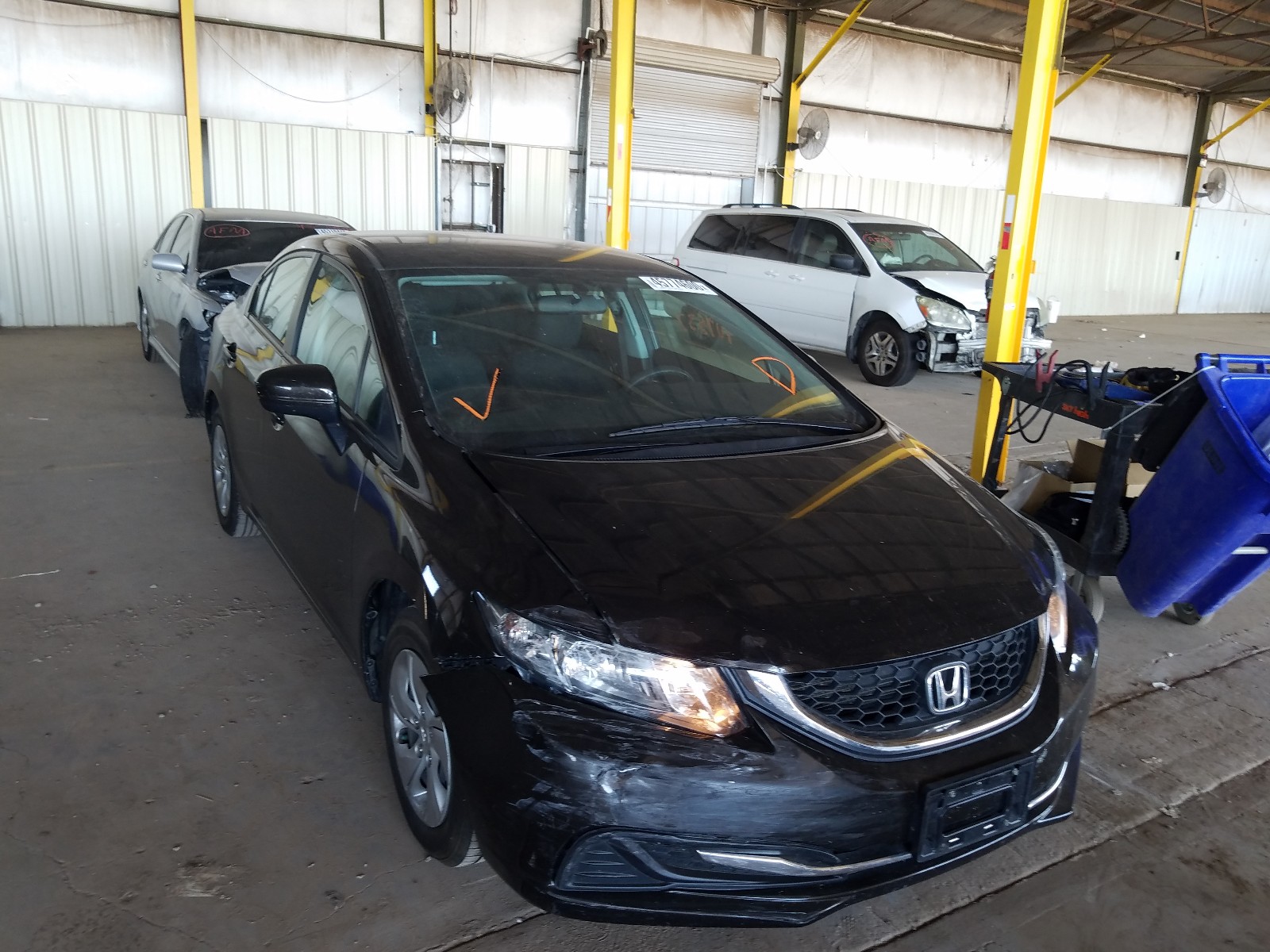 Photo 1 from auction – 2014 HONDA CIVIC LX with VIN 2HGFB2F52EH547102