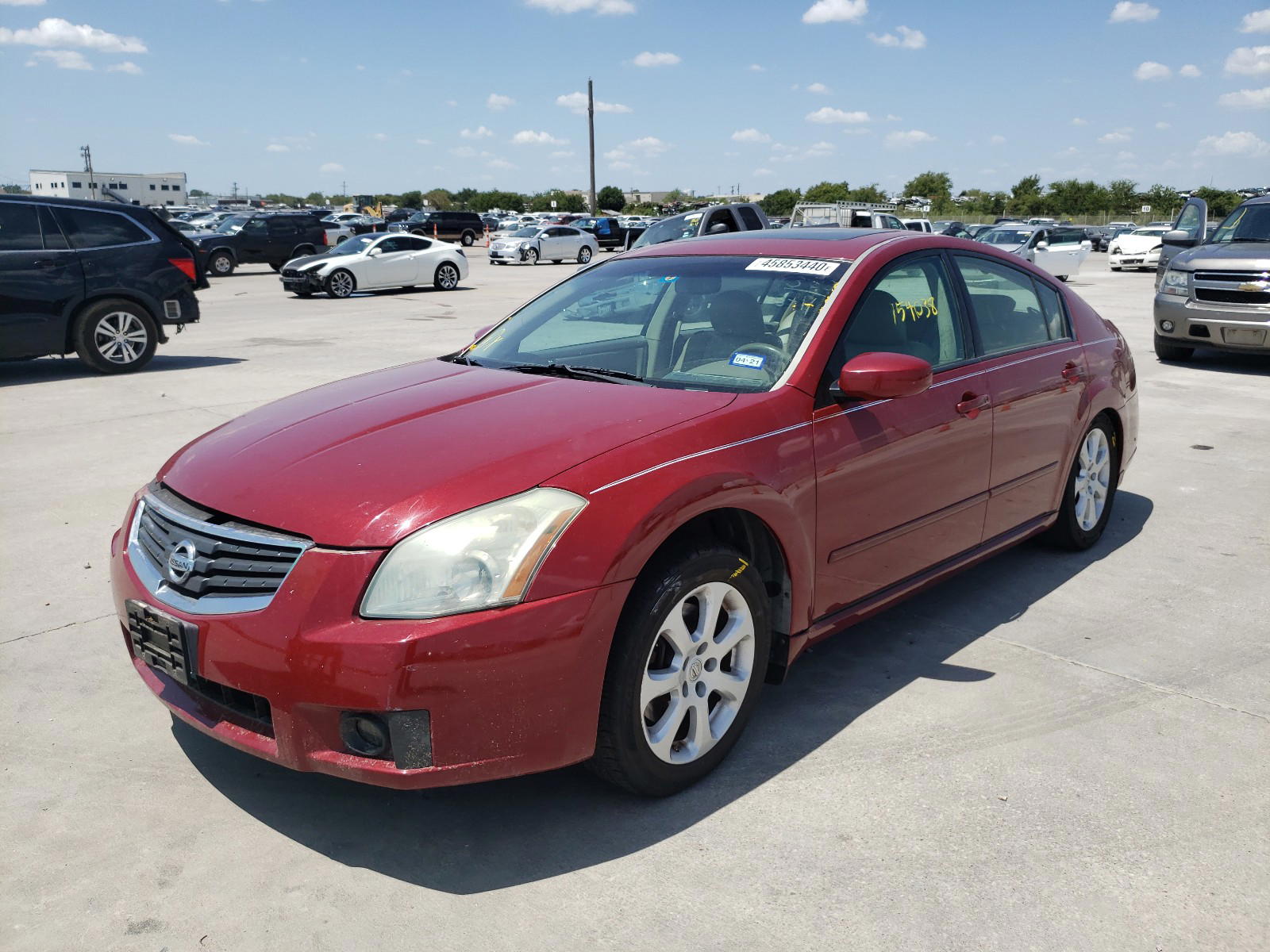 Photo 2 from auction – 2007 NISSAN MAXIMA SE with VIN 1N4BA41EX7C810791