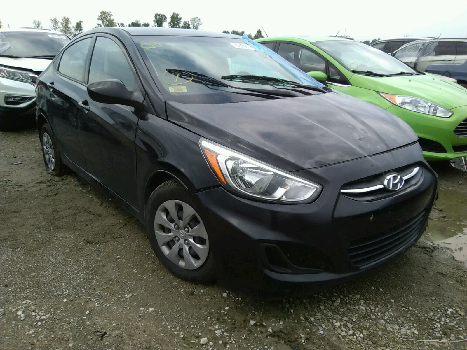 HYUNDAI ACCENT SE 2017 with VIN KMHCT4AE1HU330476 - Photo from auction