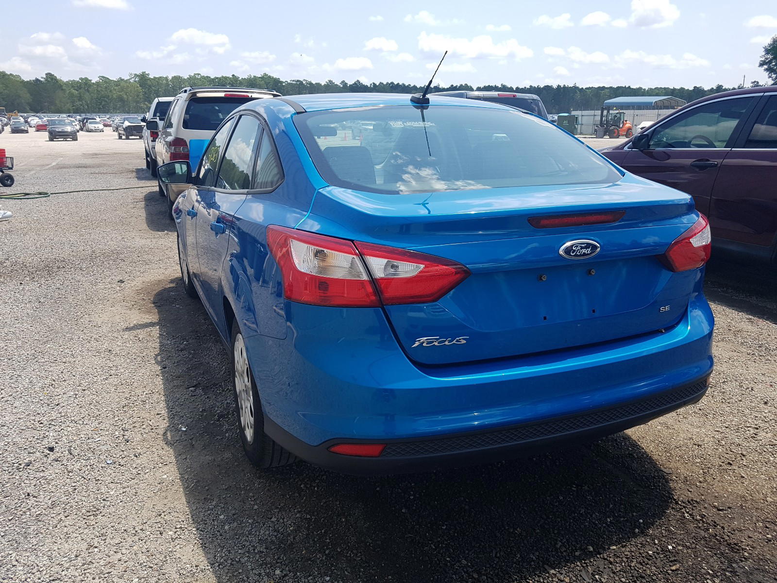 Photo 3 from auction – 2012 FORD FOCUS SE with VIN 1FAHP3F24CL160240