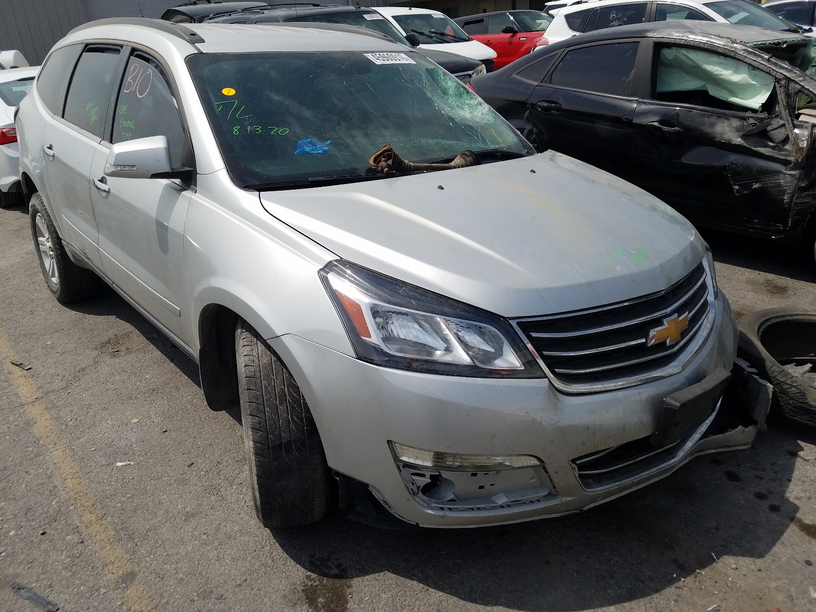 Photo 1 from auction – 2014 CHEVROLET TRAVERSE L with VIN 1GNKRGKD8EJ375926