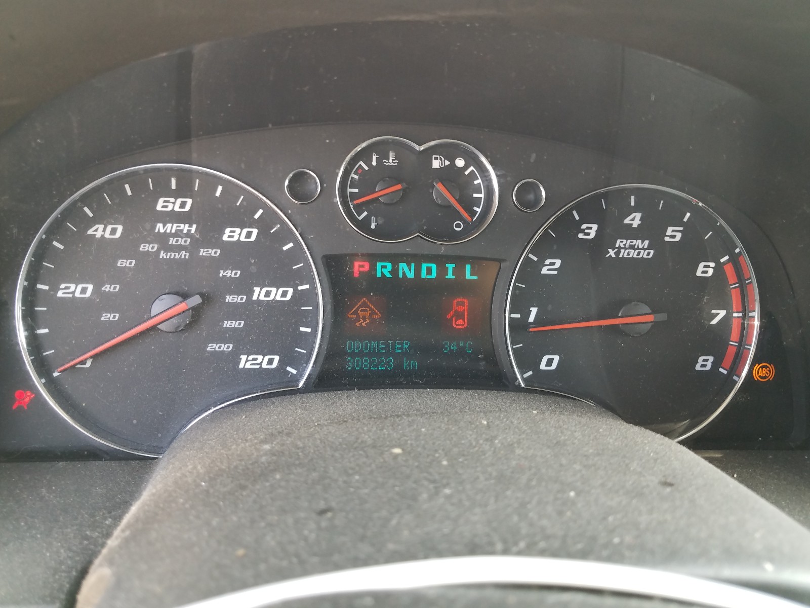 Photo 8 from auction – 2007 CHEVROLET EQUINOX LT with VIN 2CNDL63F866176561