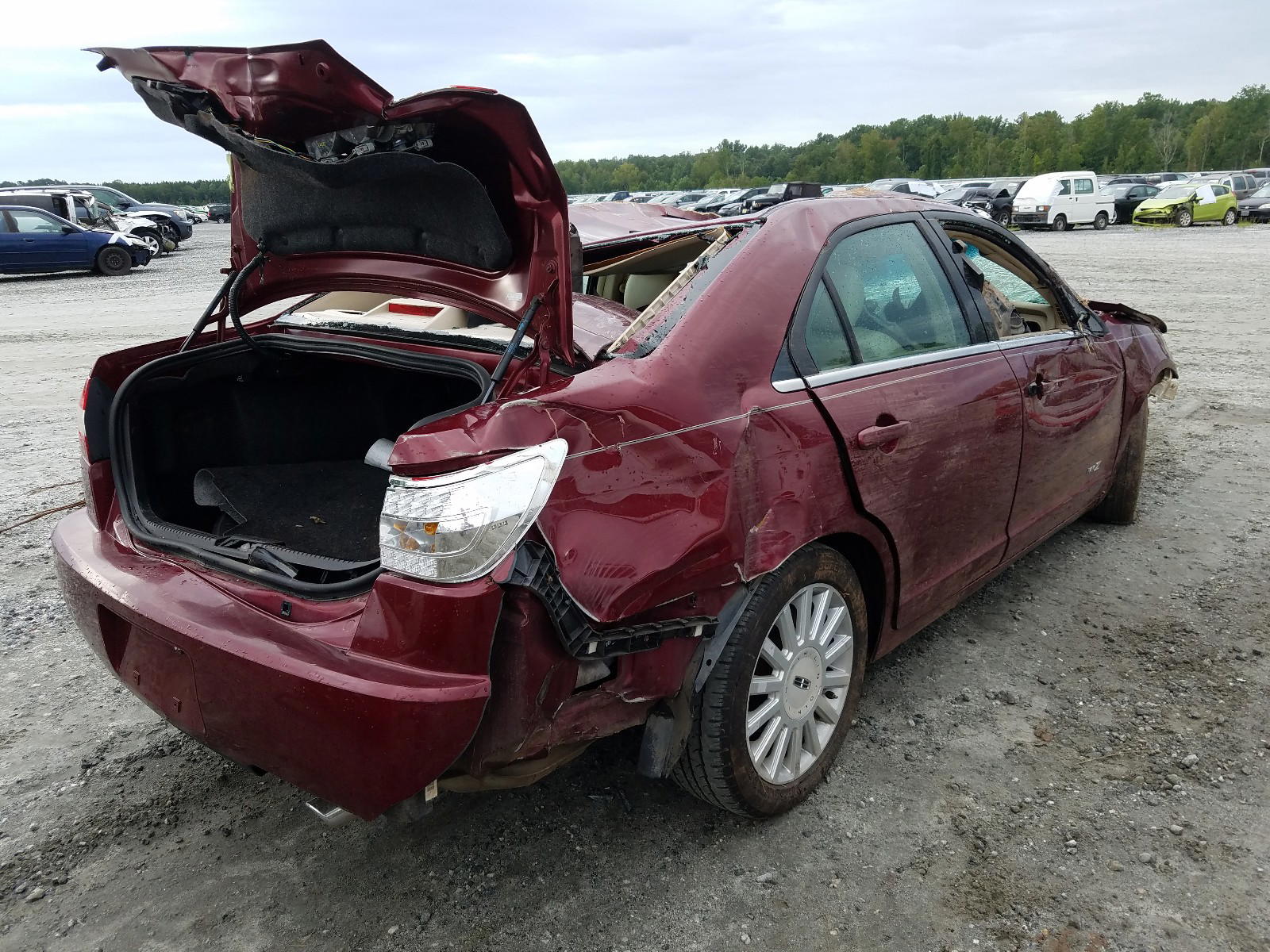 Photo 4 from auction – 2007 LINCOLN MKZ with VIN 3LNHM28T17R645862