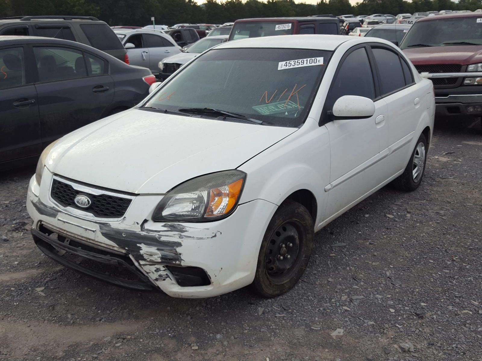 Photo 2 from auction – 2010 KIA RIO LX with VIN KNADH4A35A6624172