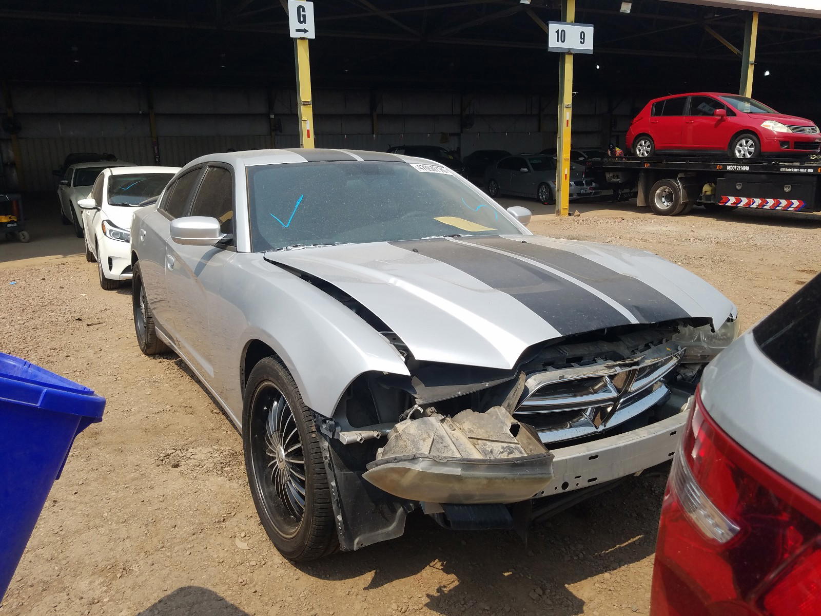 DODGE CHARGER SE 2012 with VIN 2C3CDXBG7CH219563 - Photo from auction