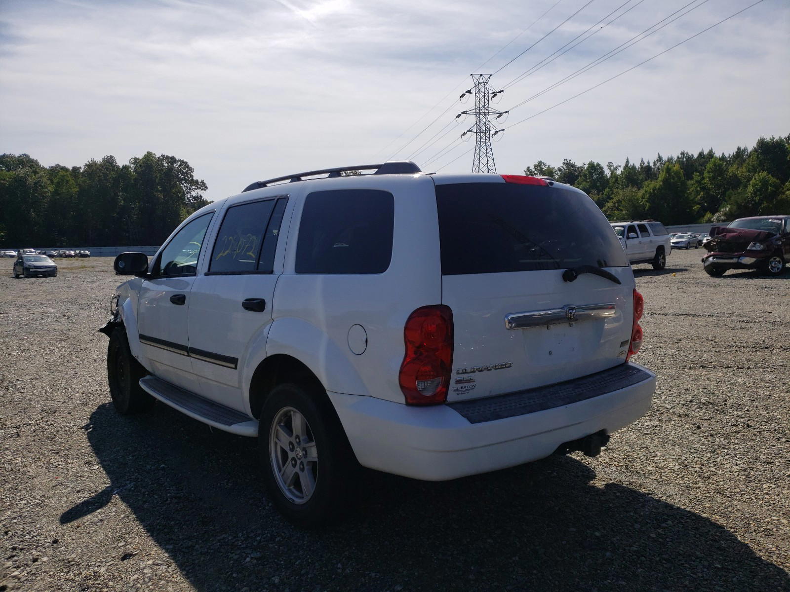 Photo 3 from auction – 2007 DODGE DURANGO SL with VIN 1D8HD48P17F508115