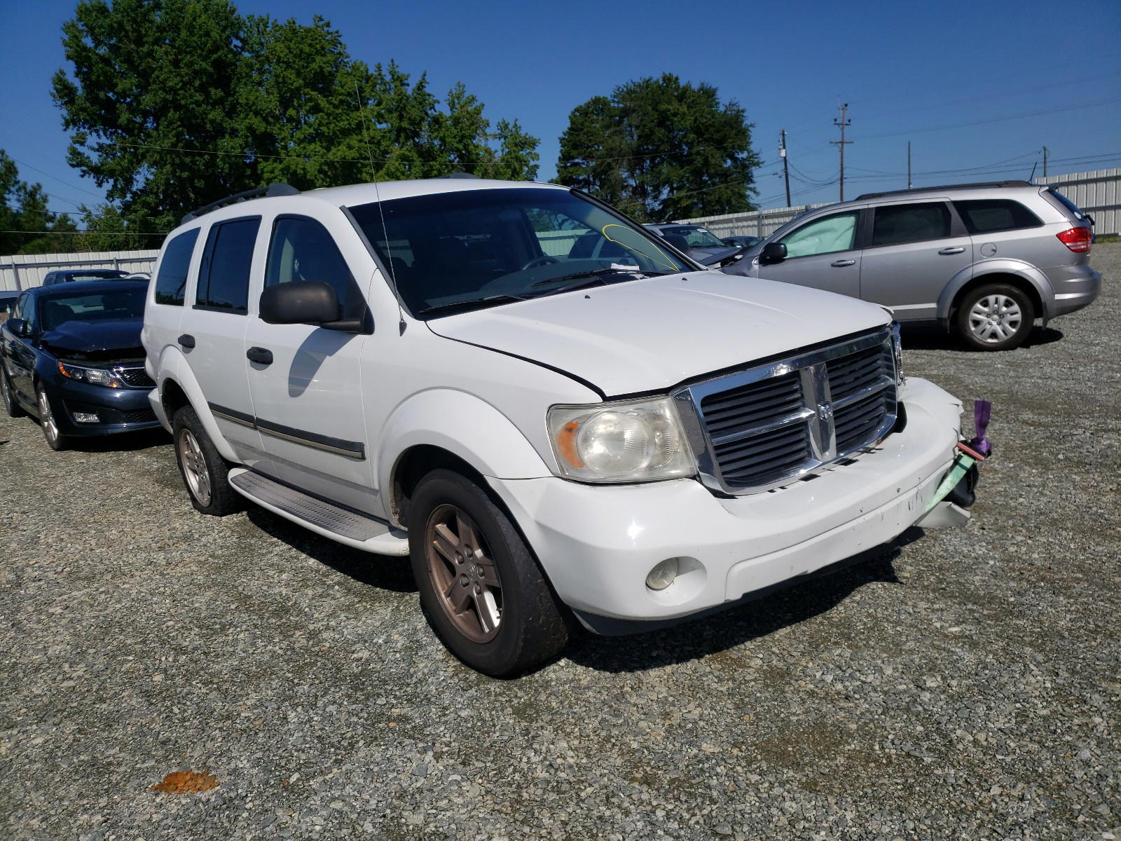 DODGE DURANGO SL 2007 with VIN 1D8HD48P17F508115 - Photo from auction