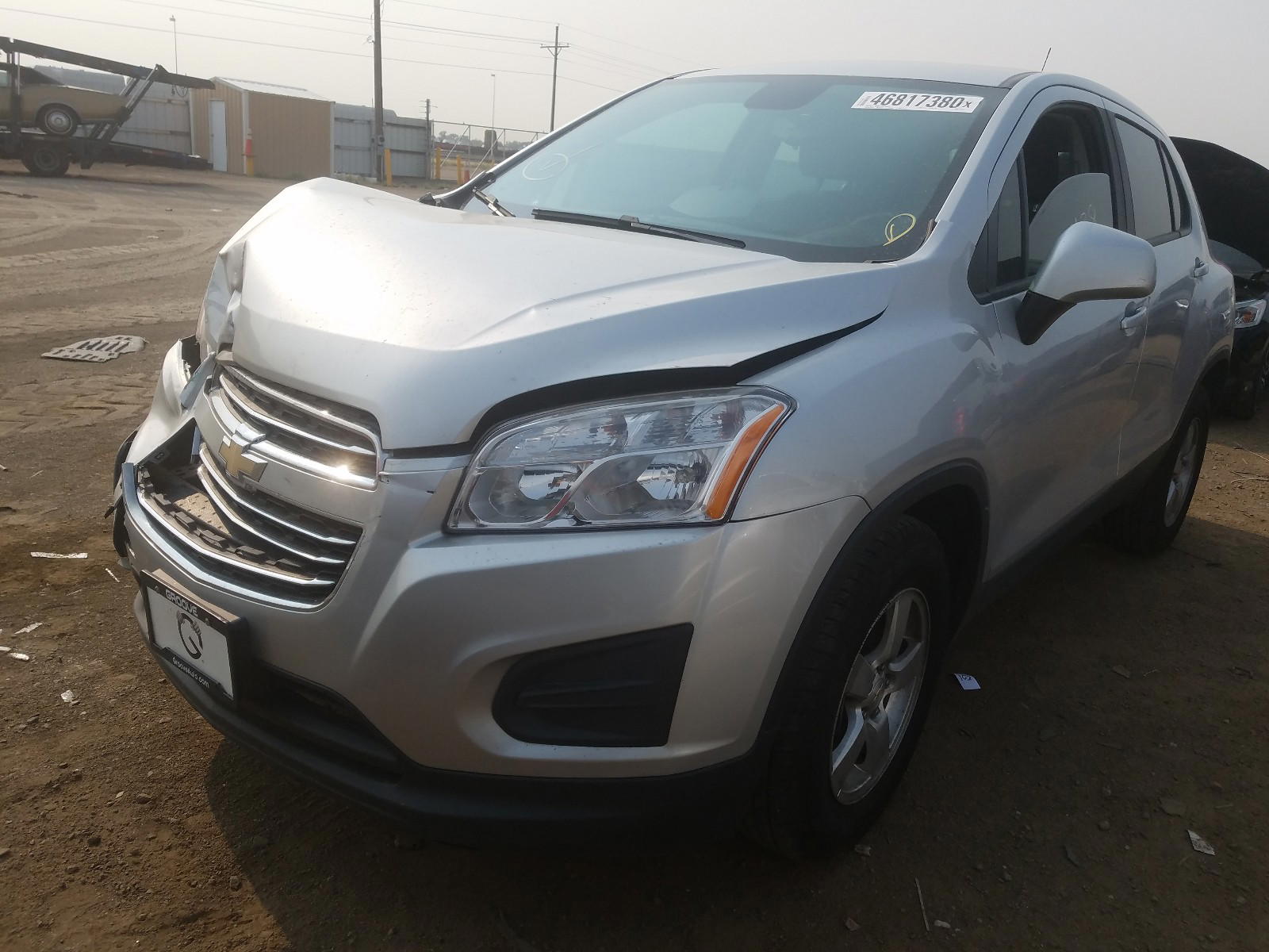 Photo 2 from auction – 2015 CHEVROLET TRAX 1LS with VIN KL7CJPSB7FB102732