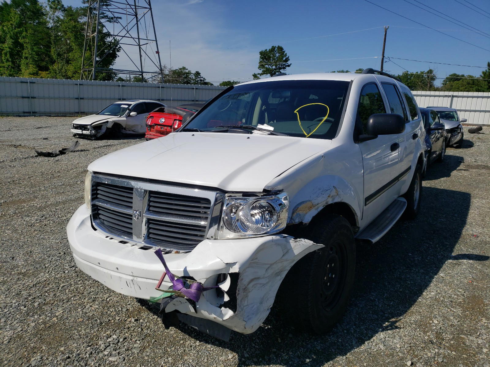 Photo 2 from auction – 2007 DODGE DURANGO SL with VIN 1D8HD48P17F508115