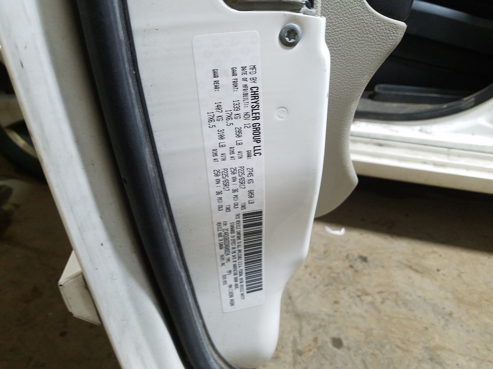 Photo 10 from auction – 2013 DODGE GRAND CARA with VIN 2C4RDGBG5DR609224