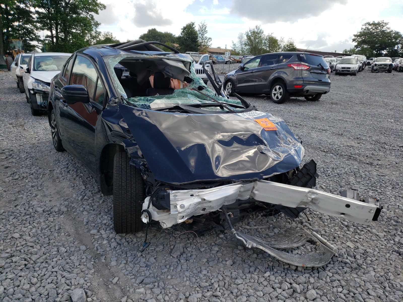 HONDA CIVIC EXL 2015 with VIN 2HGFB2F96FH540612 - Photo from auction