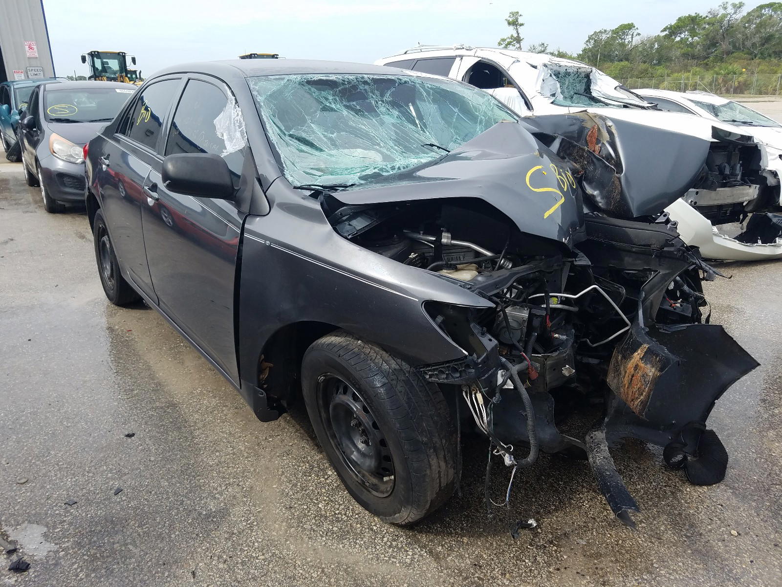 TOYOTA COROLLA BA 2013 with VIN 2T1BU4EE5DC987456 - Photo from auction