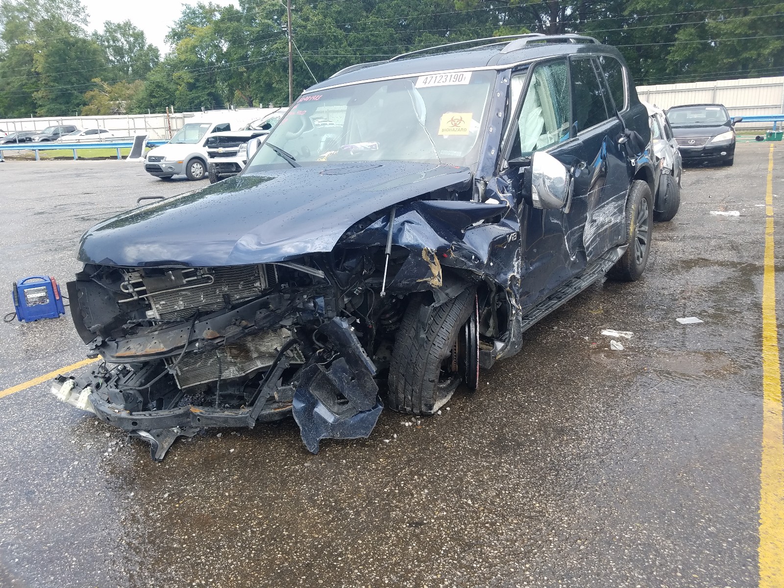 Photo 2 from auction – 2017 NISSAN ARMADA SV with VIN JN8AY2ND6H9008152