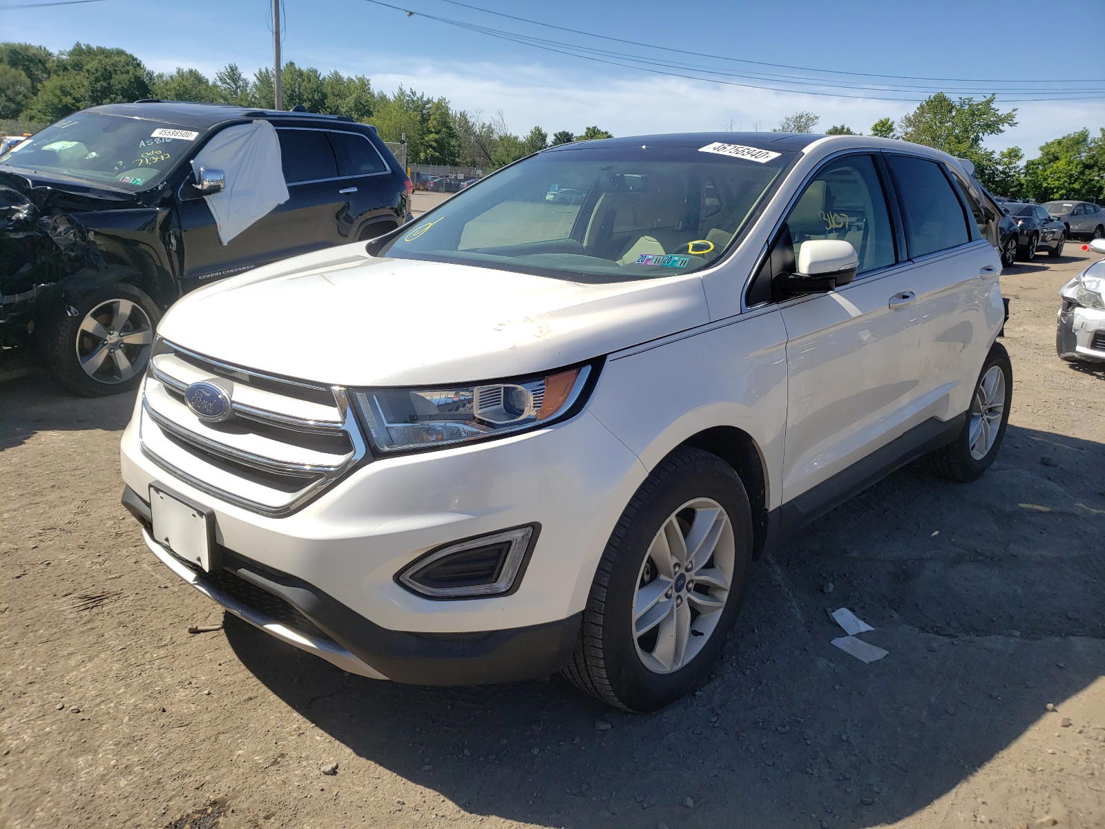 Photo 2 from auction – 2017 FORD EDGE SEL with VIN 2FMPK4J87HBB40427