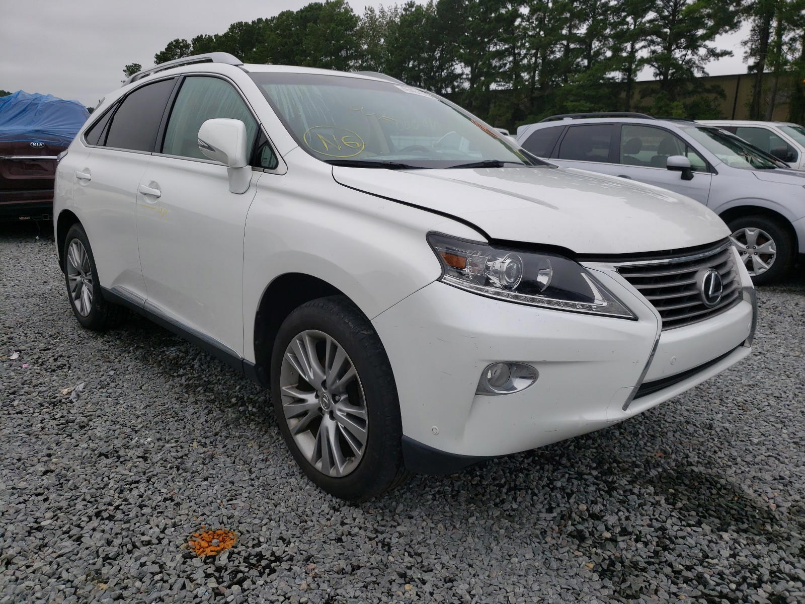 LEXUS RX 350 2014 with VIN 2T2ZK1BA6EC141838 - Photo from auction