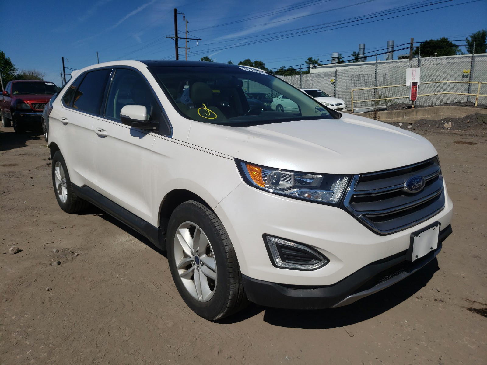 FORD EDGE SEL 2017 with VIN 2FMPK4J87HBB40427 - Photo from auction