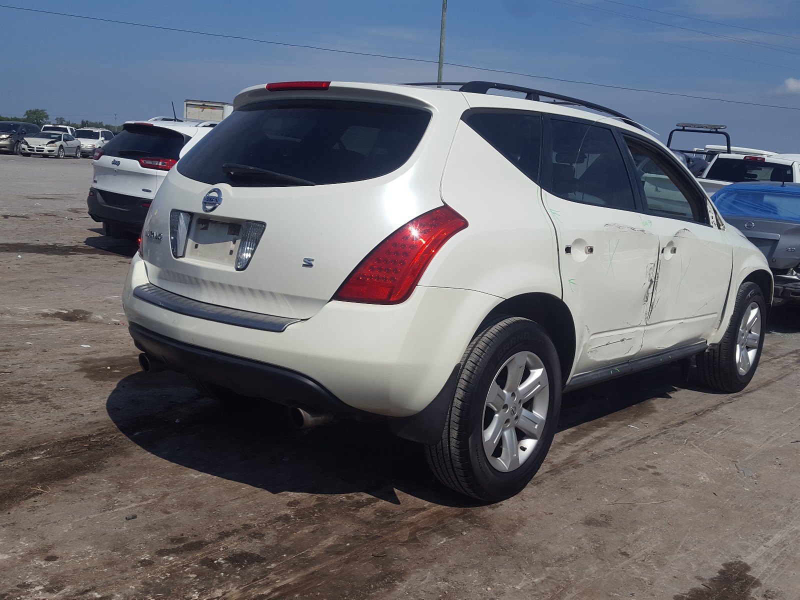 Photo 4 from auction – 2007 NISSAN MURANO SL with VIN JN8AZ08T27W504148
