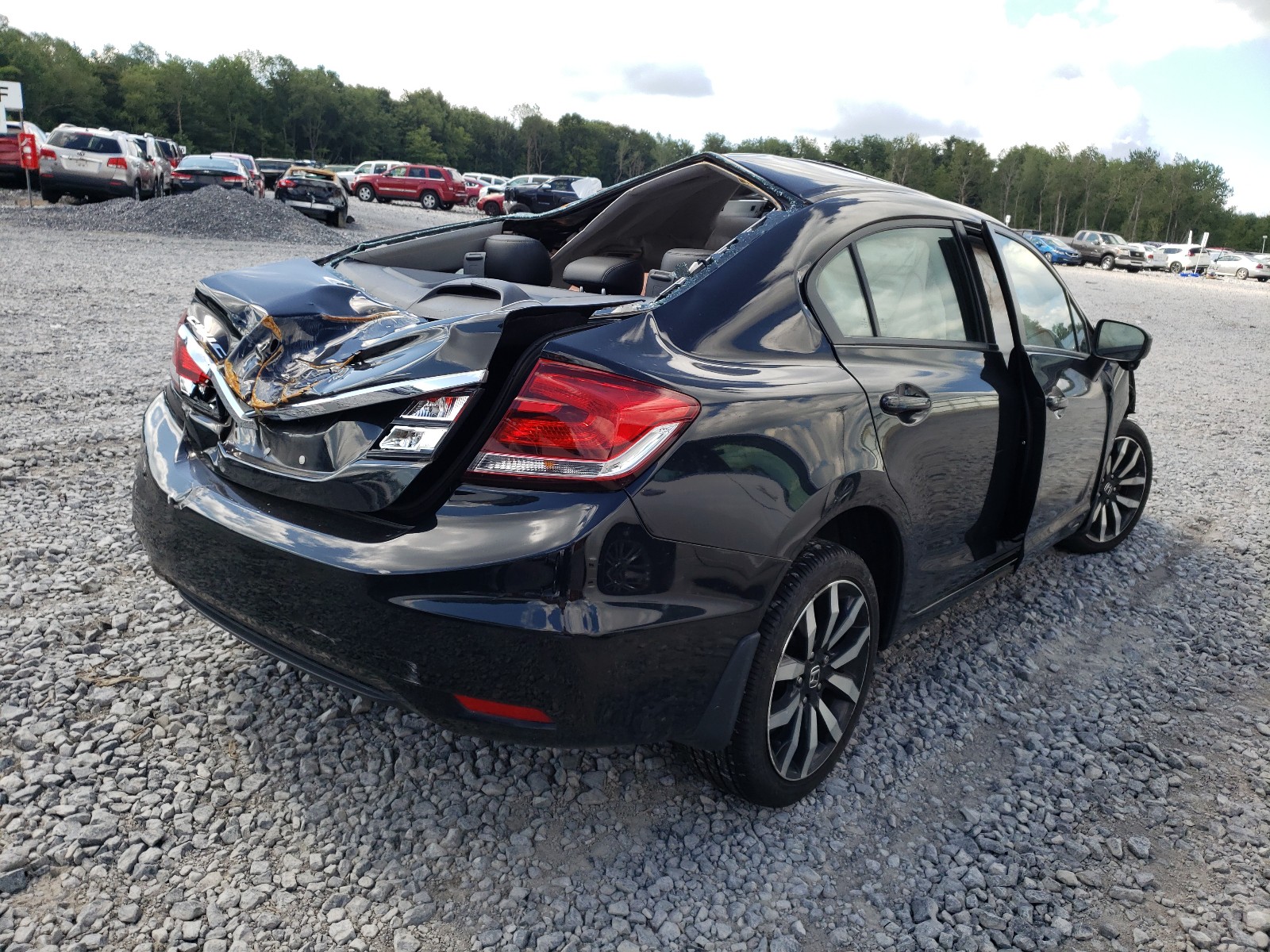 Photo 4 from auction – 2015 HONDA CIVIC EXL with VIN 2HGFB2F96FH540612