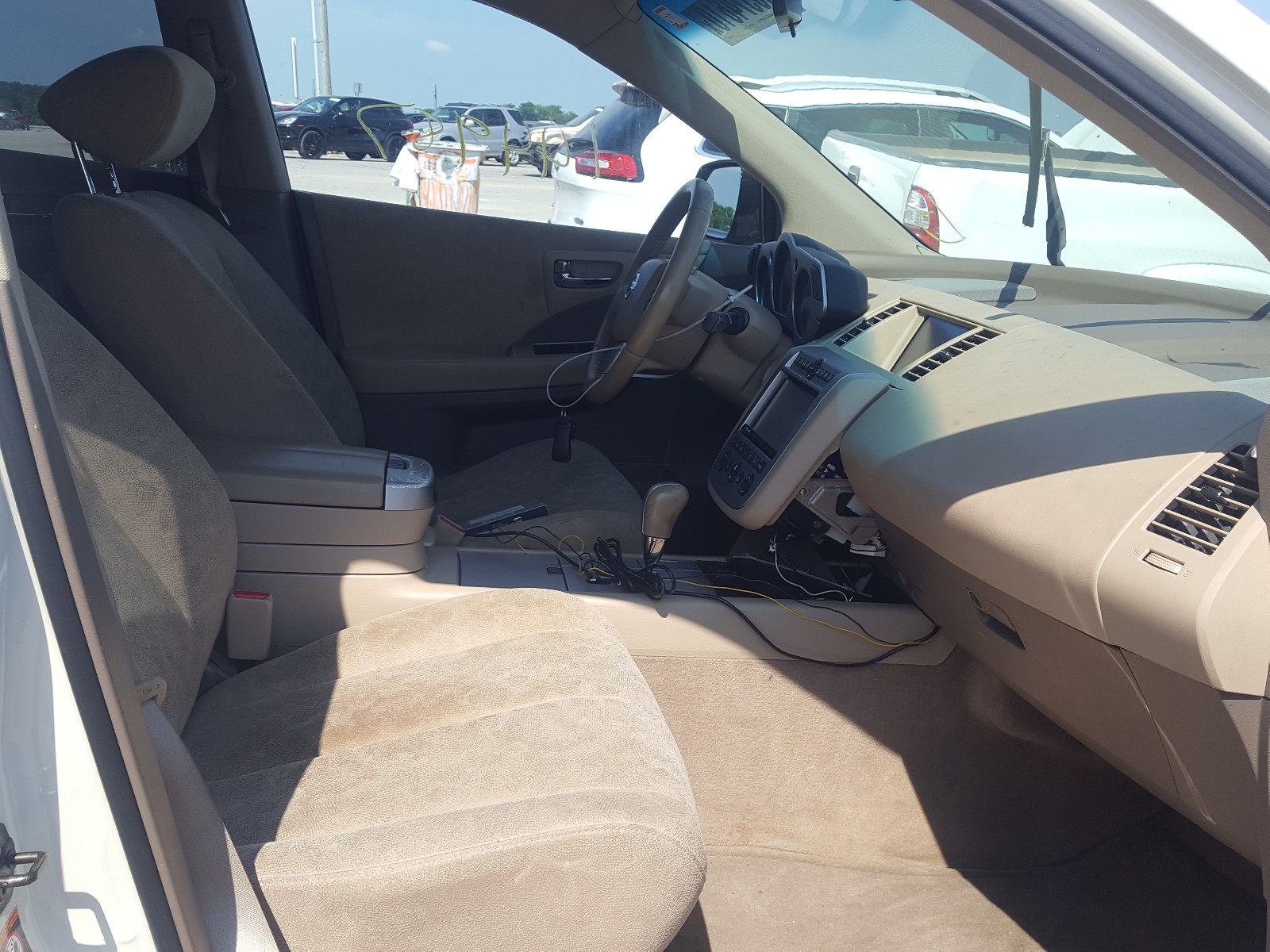 Photo 5 from auction – 2007 NISSAN MURANO SL with VIN JN8AZ08T27W504148