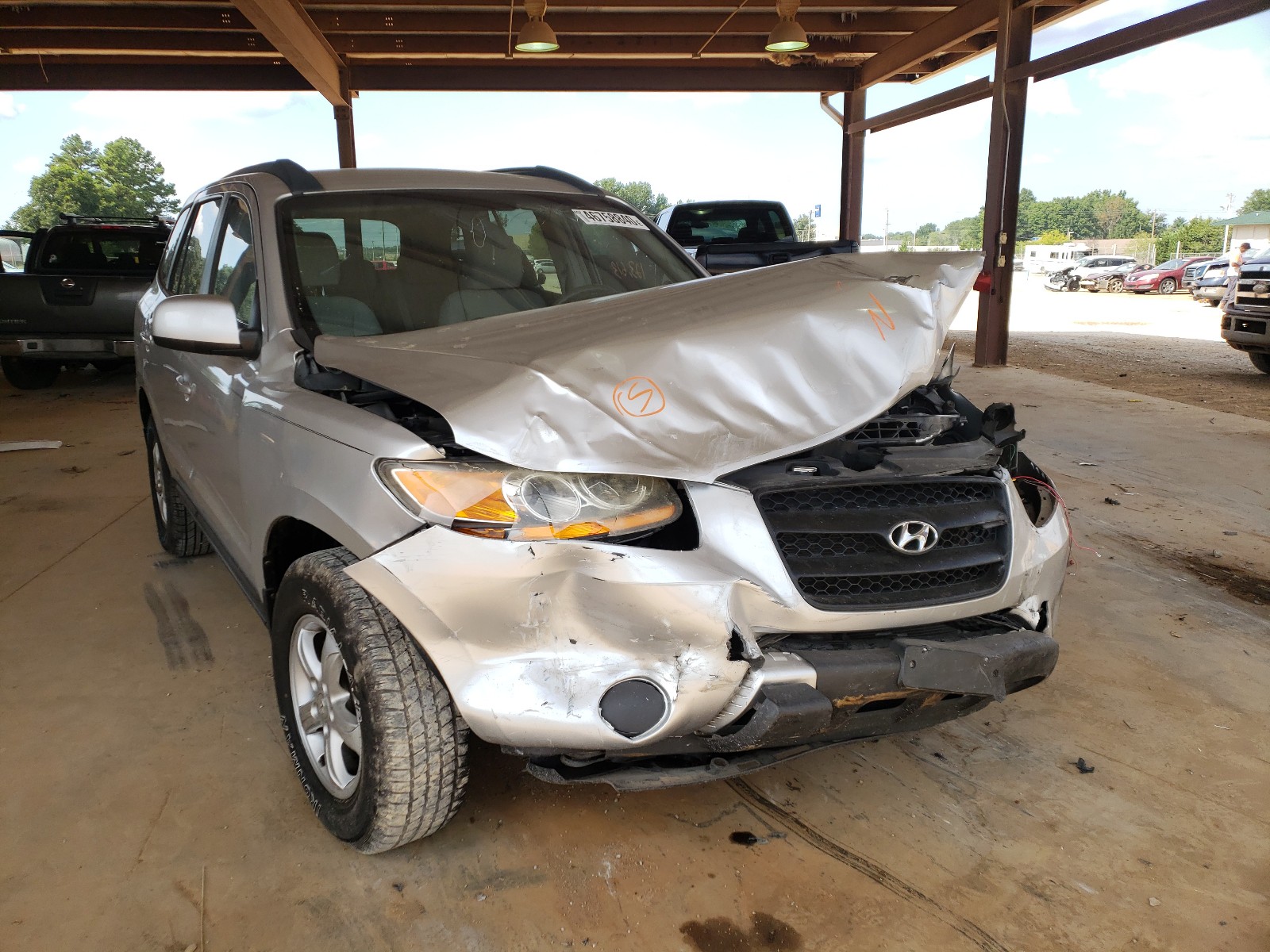 Photo 1 from auction – 2008 HYUNDAI SANTA FE G with VIN 5NMSG13D78H183367