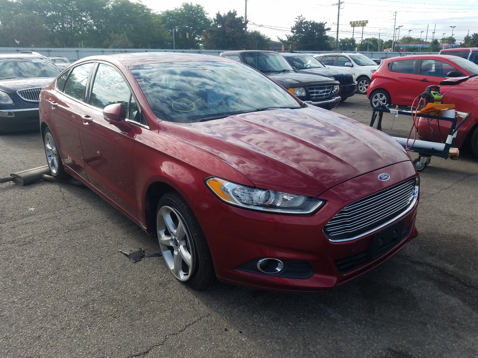 Photo 1 from auction – 2013 FORD FUSION with VIN 3FA6P0HRXDR357531