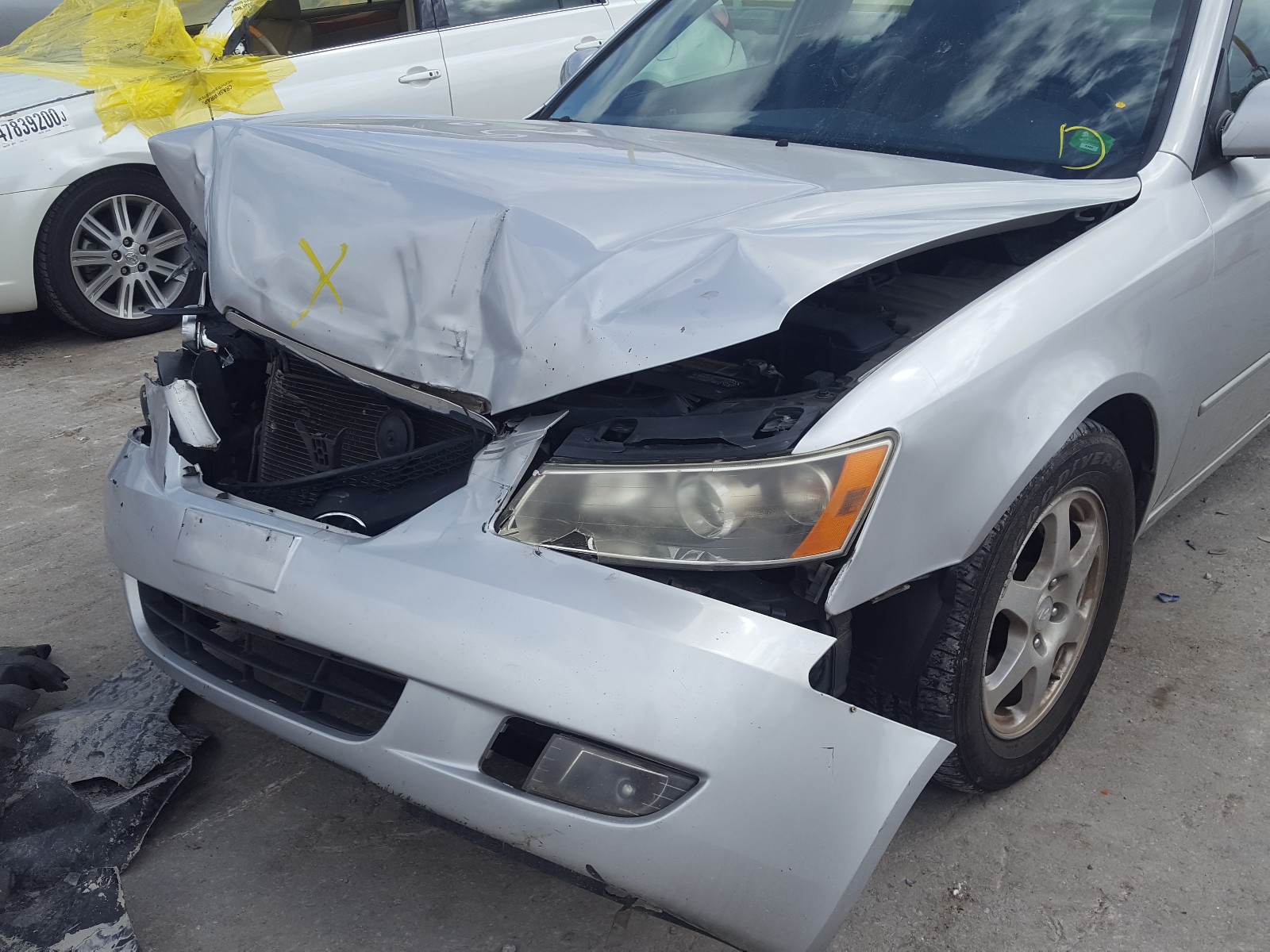 Photo 9 from auction – 2007 HYUNDAI SONATA SE with VIN 5NPEU46F77H164629