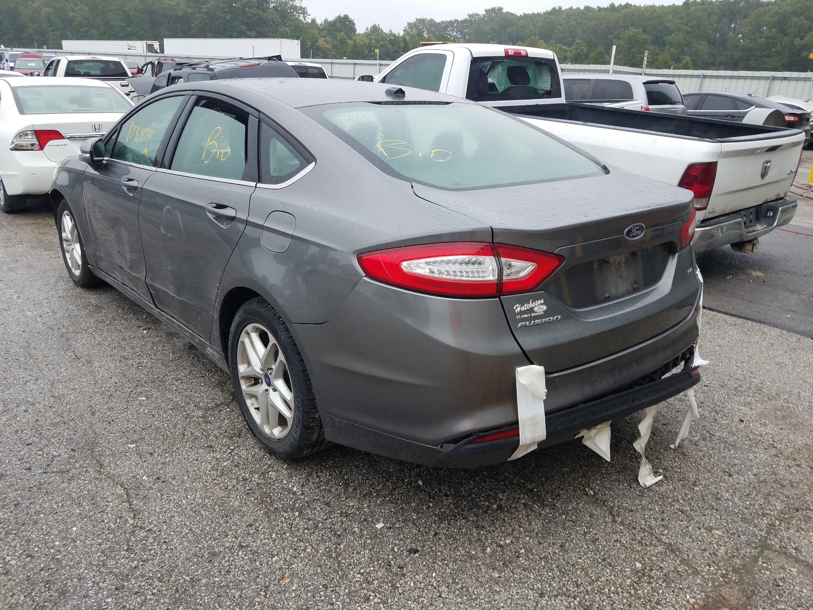 Photo 3 from auction – 2014 FORD FUSION SE with VIN 3FA6P0H71ER315927