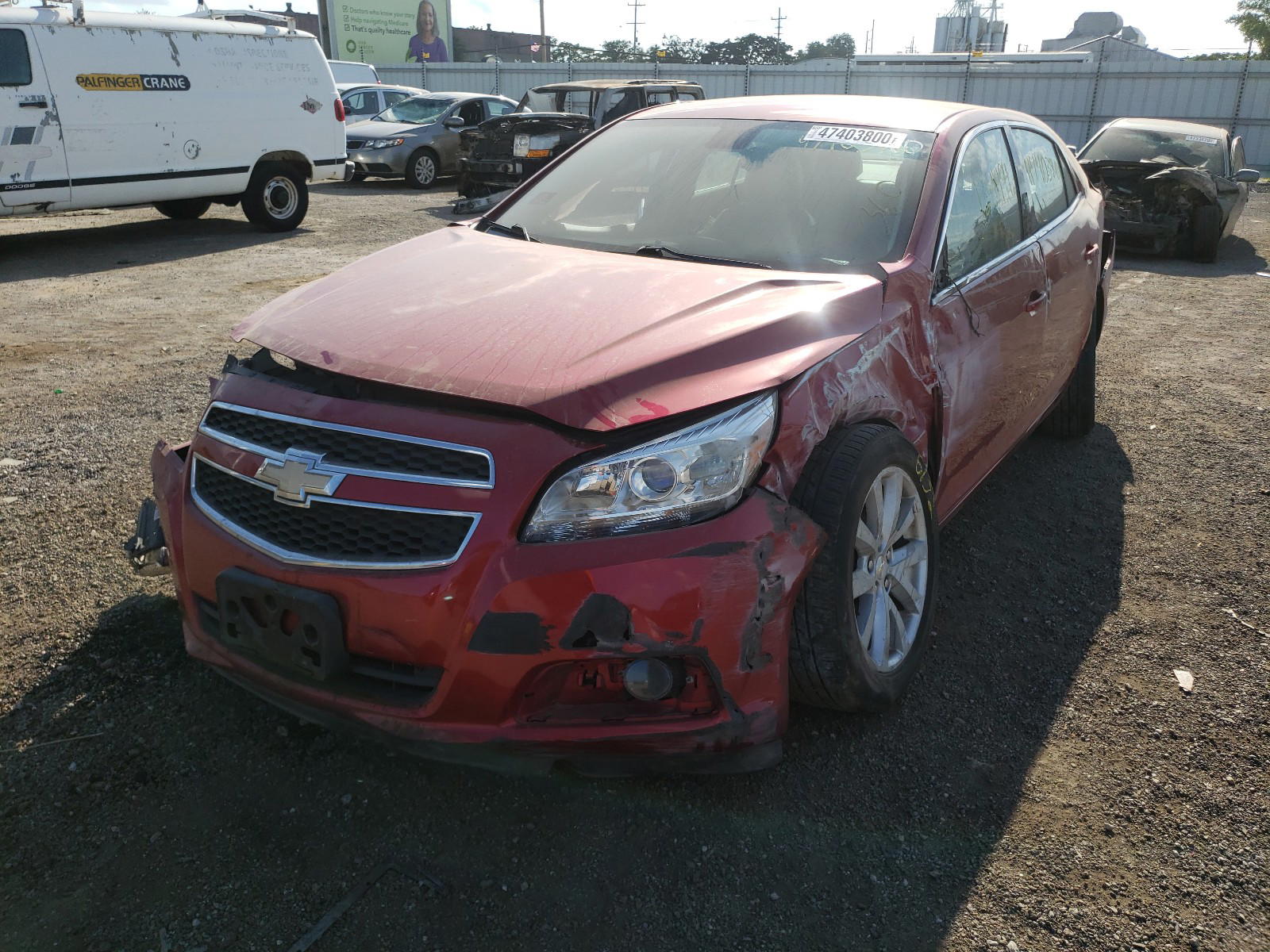 Photo 2 from auction – 2013 CHEVROLET MALIBU 2LT with VIN 1G11E5SA5DF329555