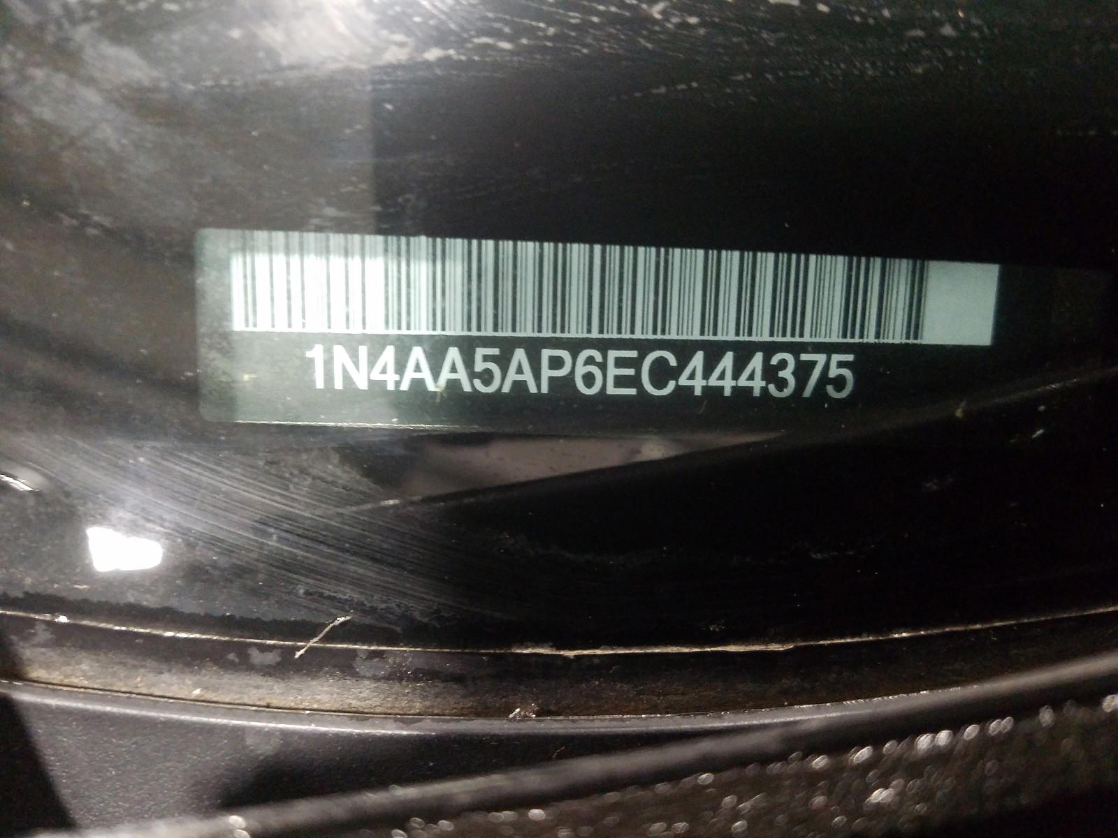 Photo 10 from auction – 2014 NISSAN MAXIMA S with VIN 1N4AA5AP6EC444375