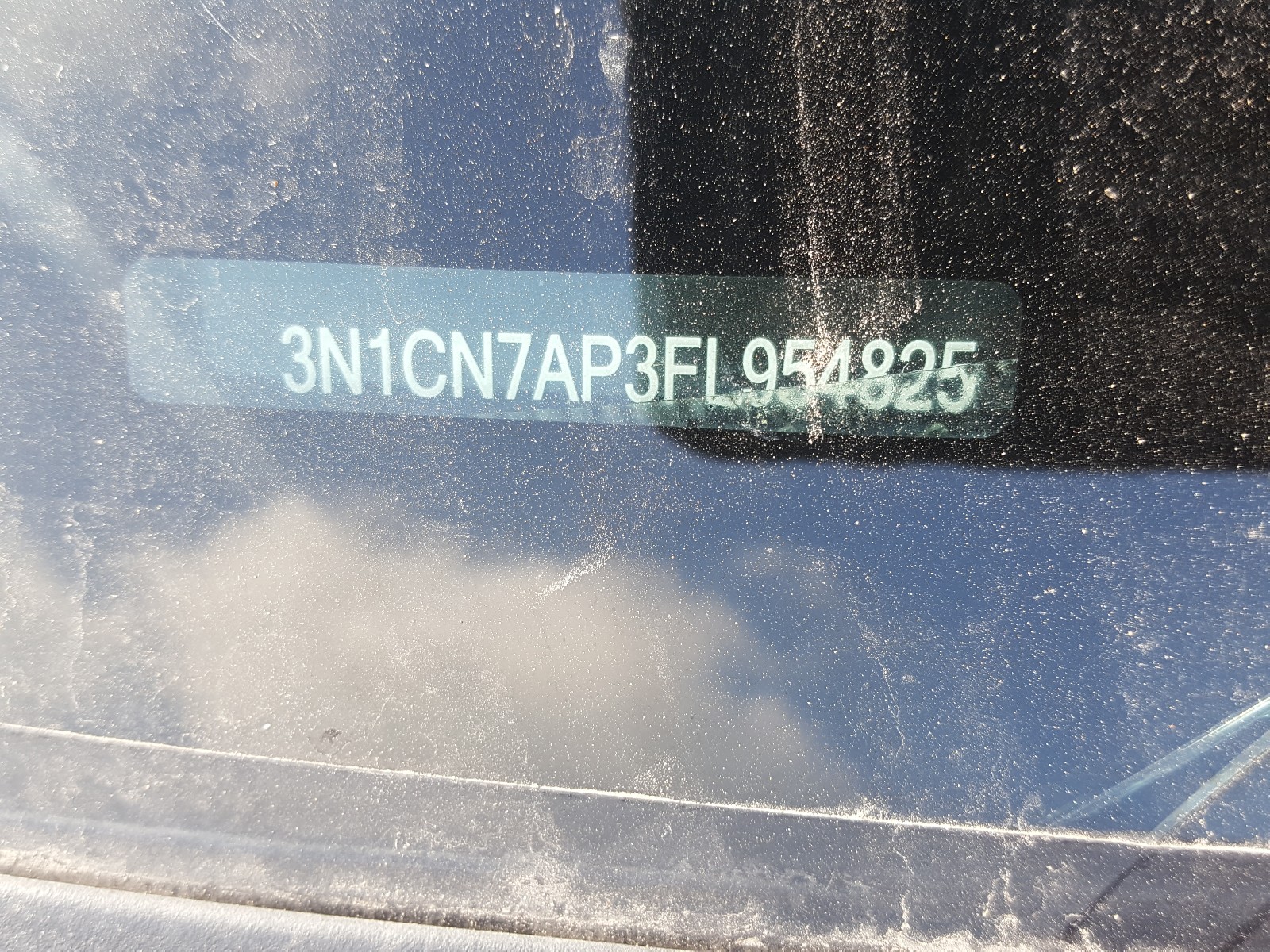 Photo 10 from auction – 2015 NISSAN VERSA S with VIN 3N1CN7AP3FL954825
