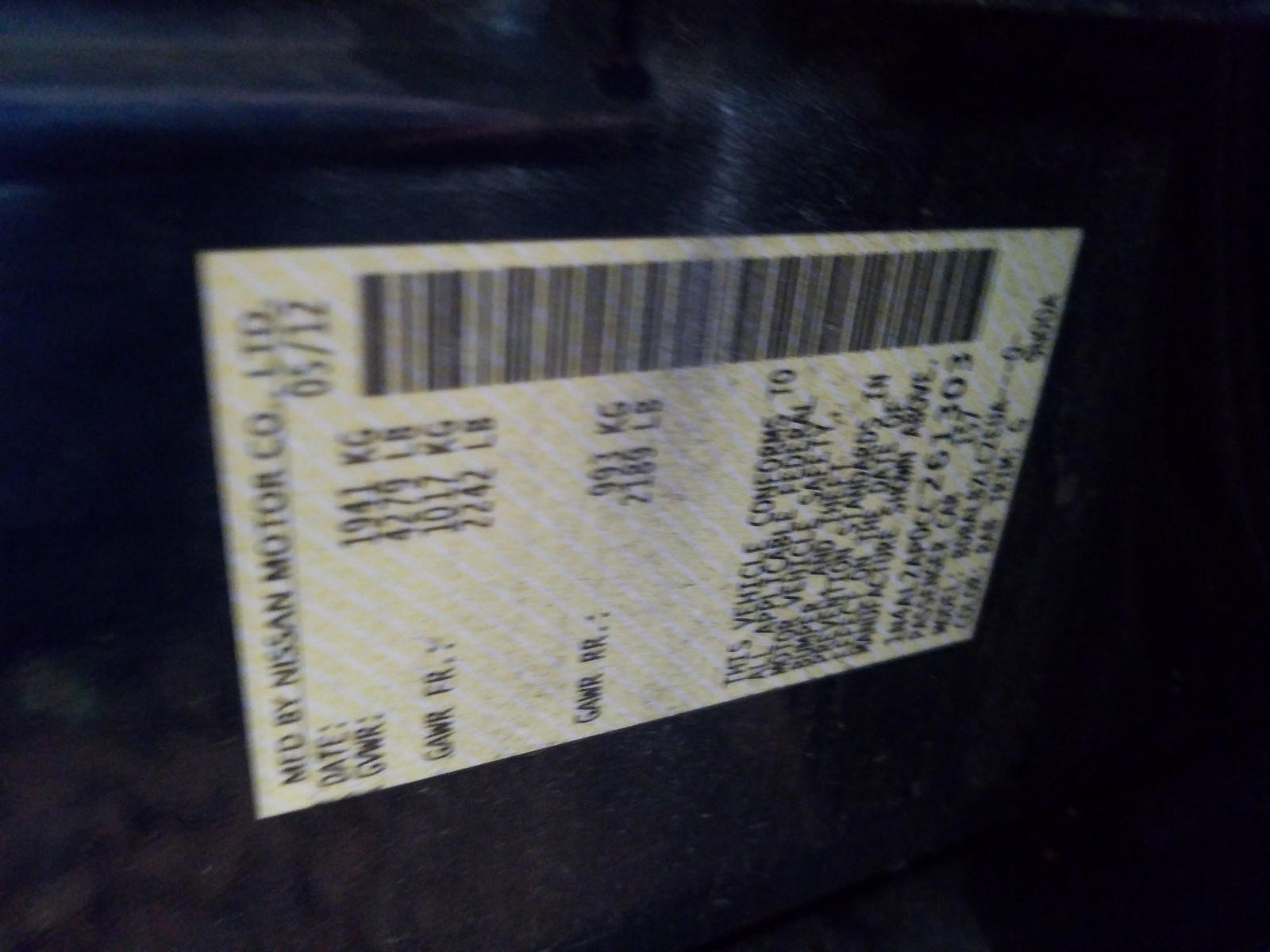 Photo 10 from auction – 2012 NISSAN ALTIMA BAS with VIN 1N4AL2AP0CC261303