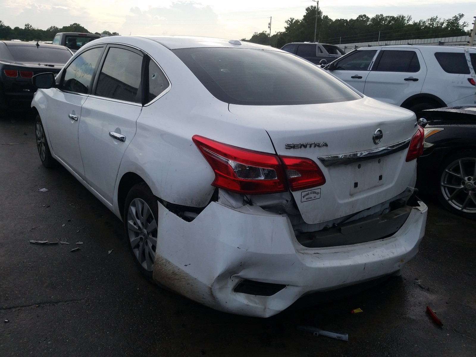 Photo 3 from auction – 2017 NISSAN SENTRA S with VIN 3N1AB7AP4HY346799