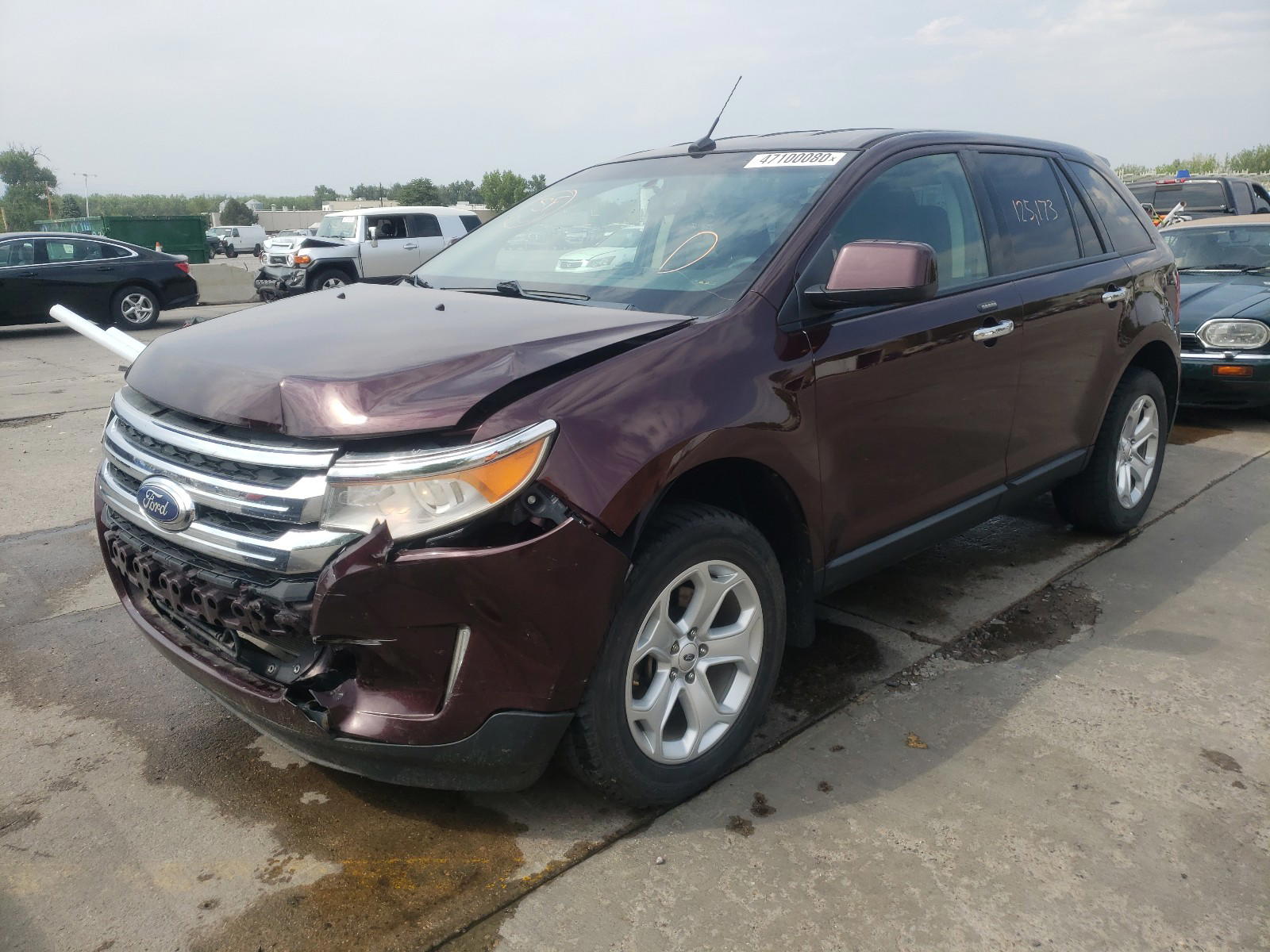 Photo 2 from auction – 2011 FORD EDGE SEL with VIN 2FMDK4JC2BBA09145