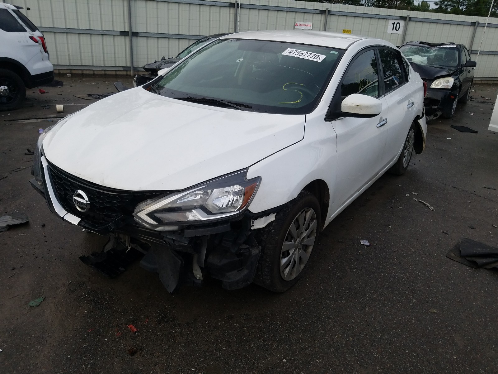 Photo 2 from auction – 2017 NISSAN SENTRA S with VIN 3N1AB7AP4HY346799