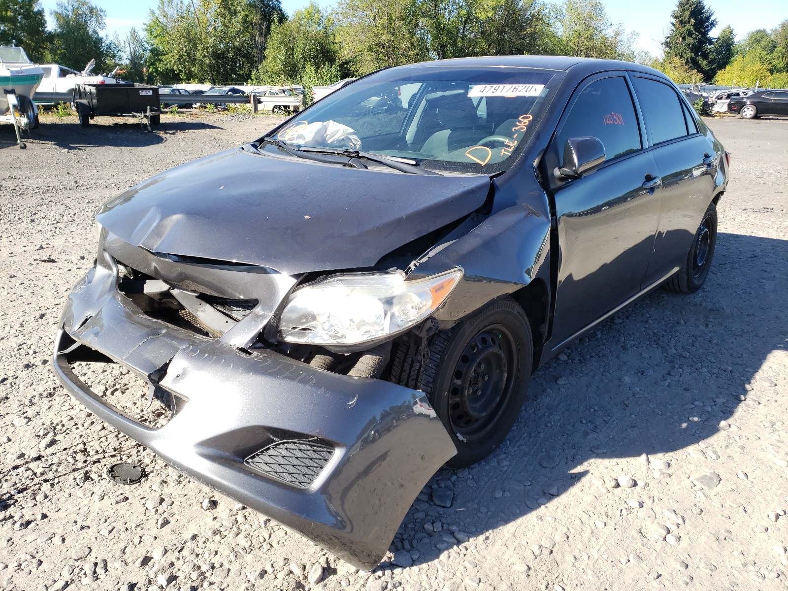 Photo 2 from auction – 2009 TOYOTA COROLLA BA with VIN JTDBL40E99J001481