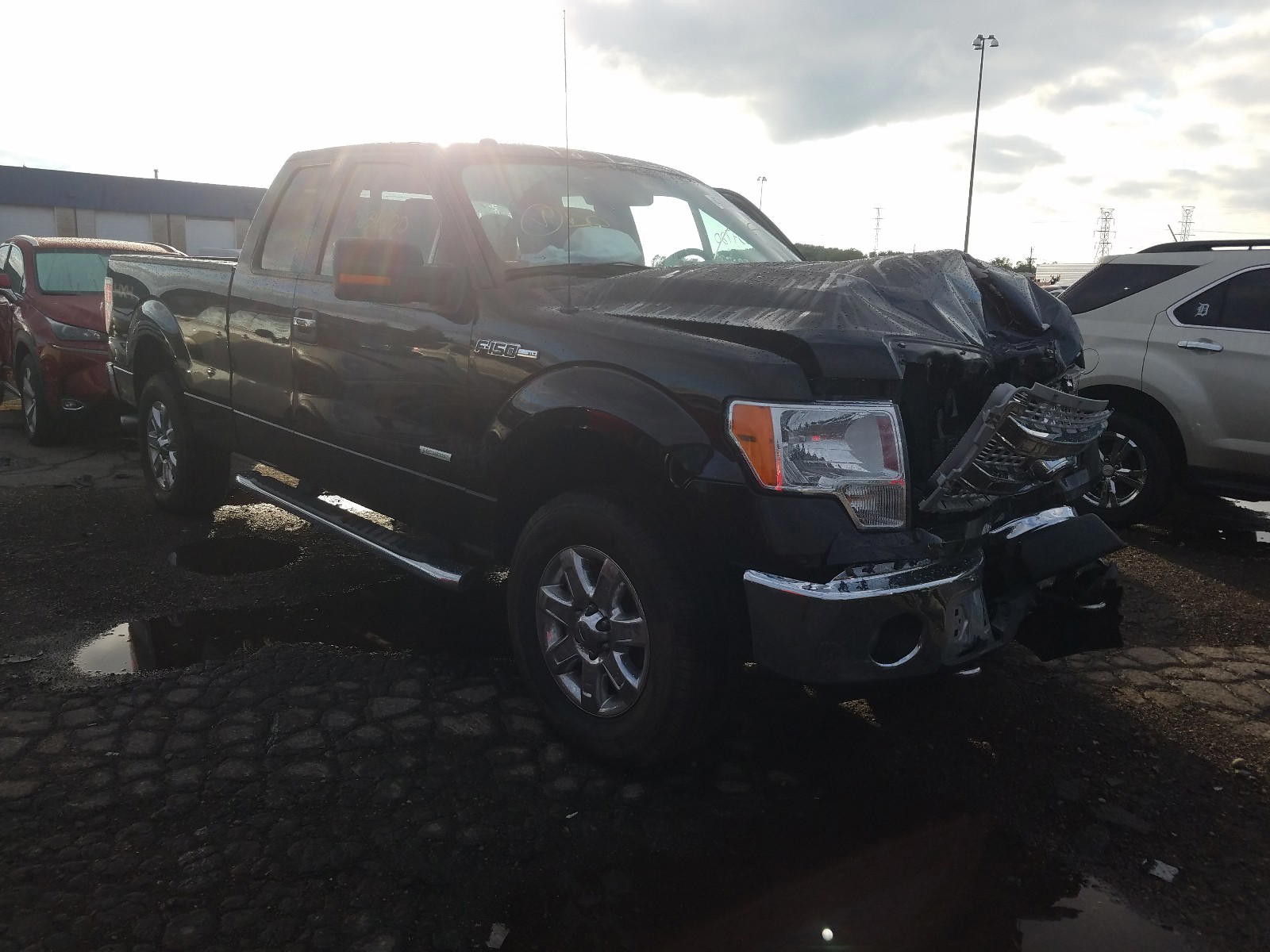 FORD F150 SUPER 2013 with VIN 1FTFX1ET5DKF77244 - Photo from auction