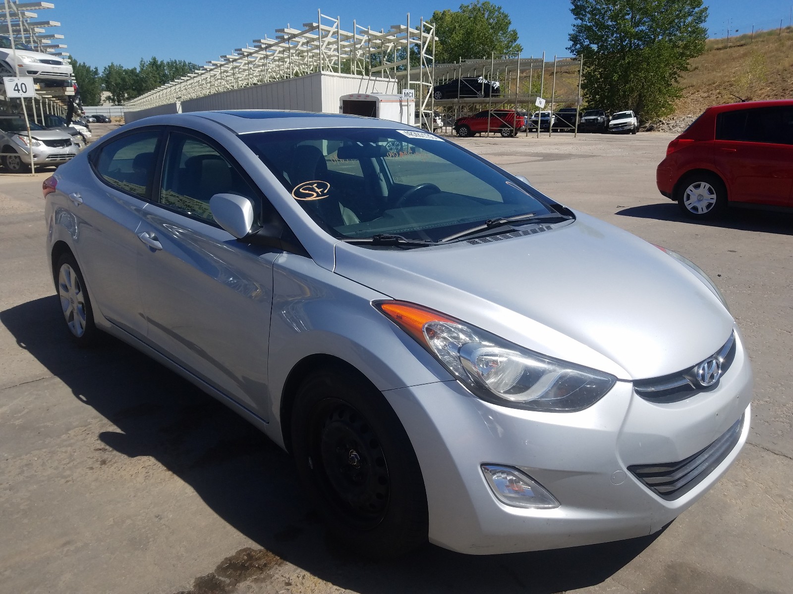 HYUNDAI ELANTRA GL 2011 with VIN 5NPDH4AE0BH040967 - Photo from auction