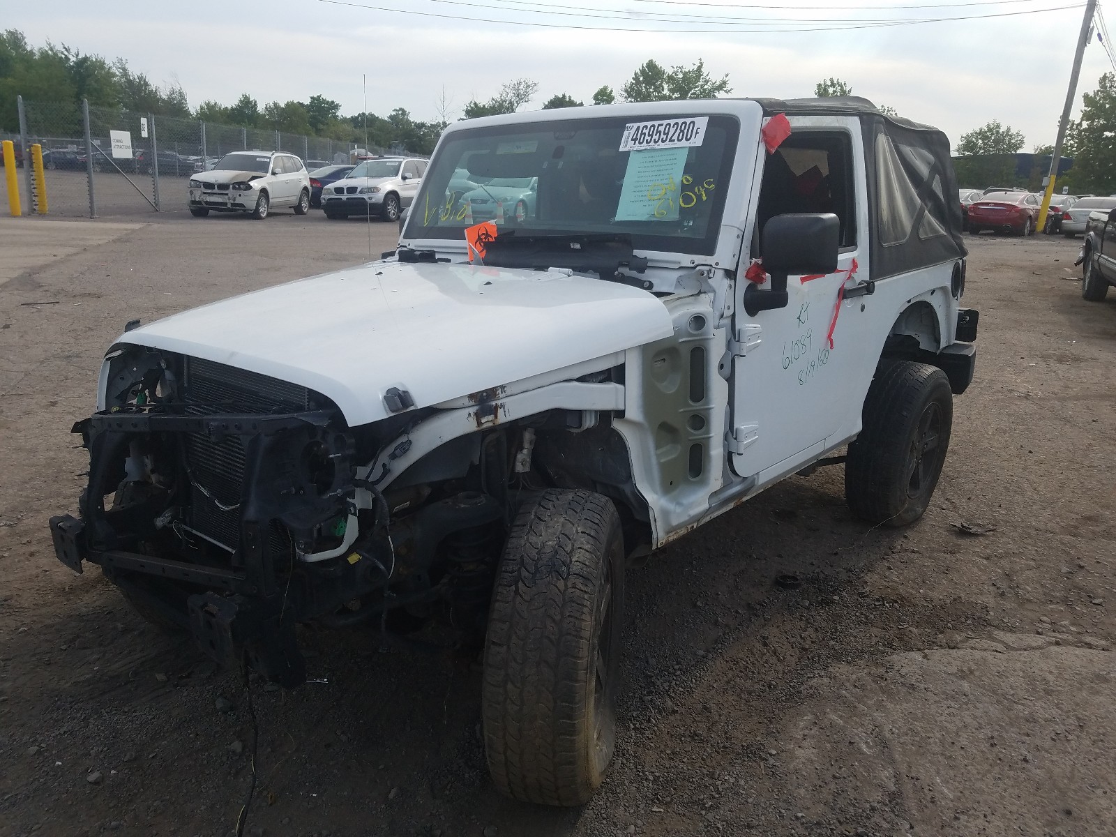Photo 2 from auction – 2013 JEEP WRANGLER S with VIN 1C4AJWAG7DL521575