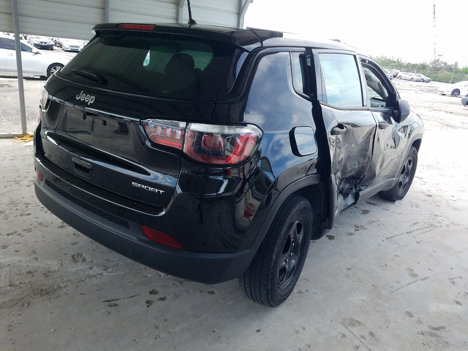 Photo 4 from auction – 2018 JEEP COMPASS SP with VIN 3C4NJCAB8JT233326
