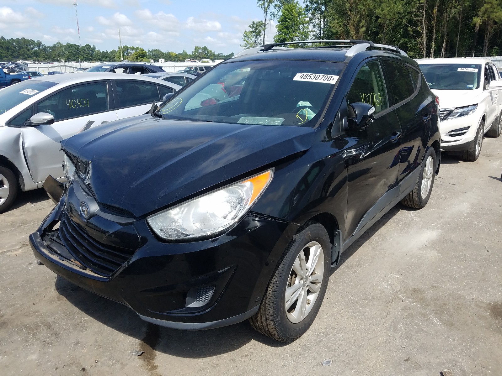 Photo 2 from auction – 2012 HYUNDAI TUCSON GLS with VIN KM8JU3AC3CU524934