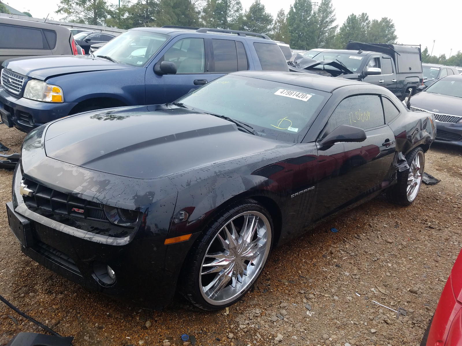 Photo 2 from auction – 2011 CHEVROLET CAMARO LT with VIN 2G1FF1ED5B9211447