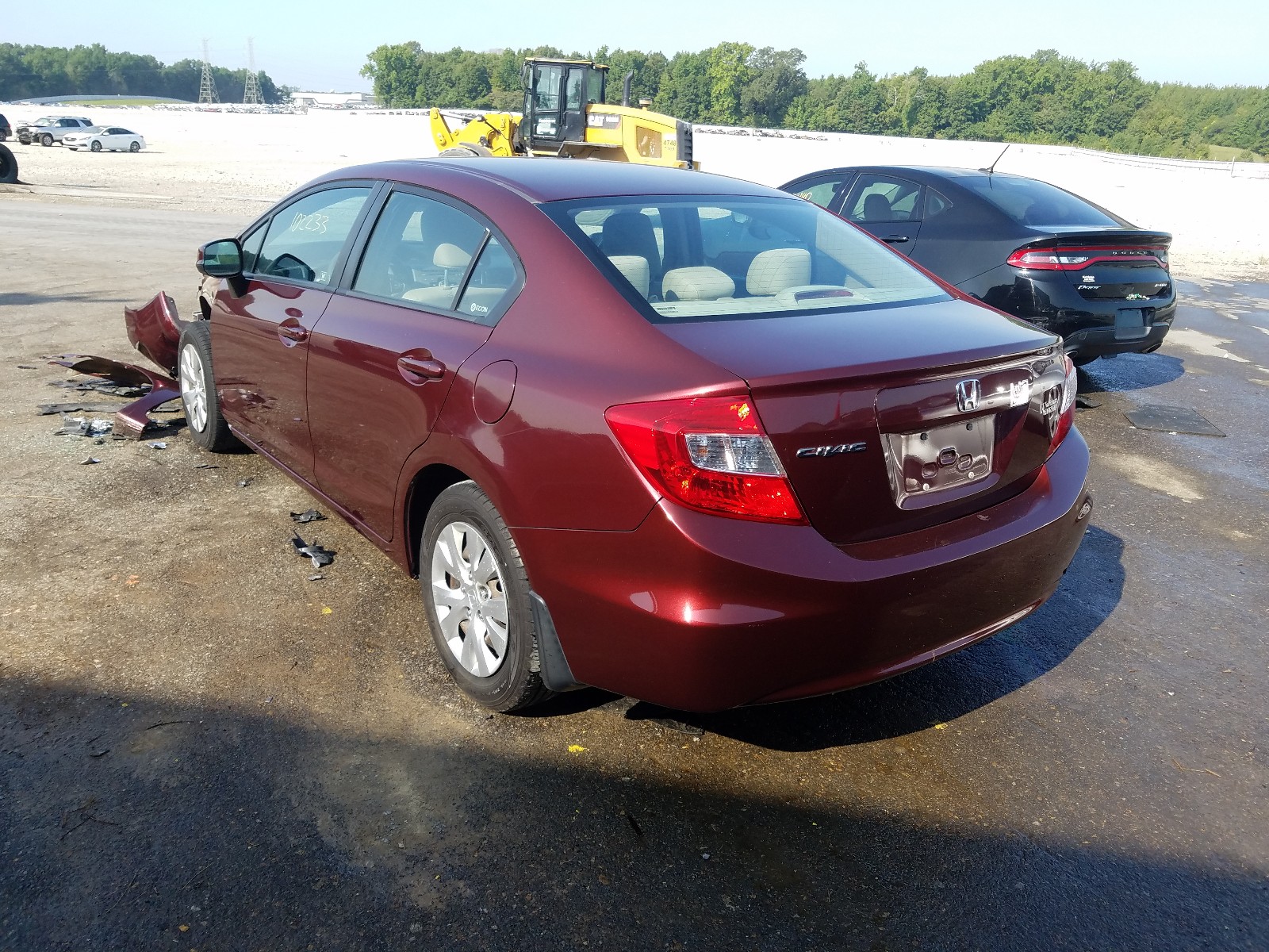 Zdjęcie 3 z aukcji – 2012 HONDA CIVIC LX z VIN 19XFB2F57CE062705