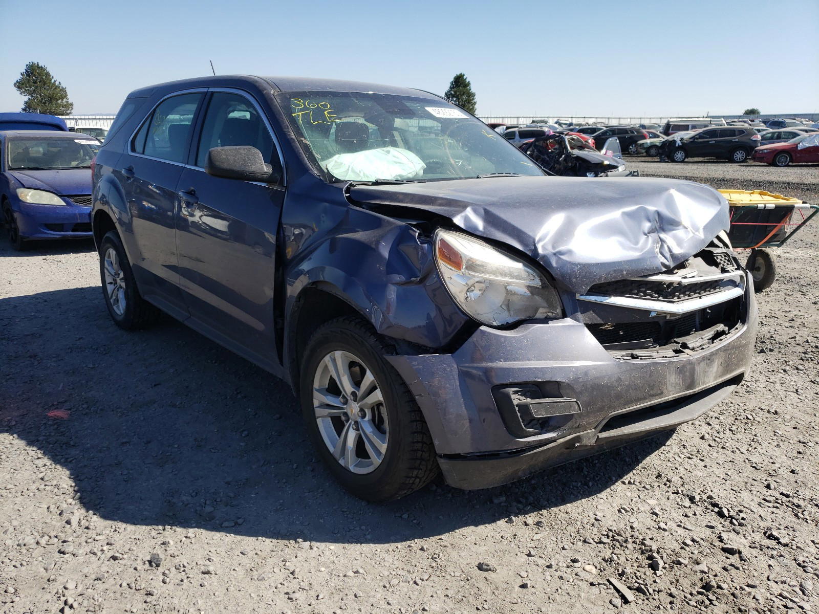 CHEVROLET EQUINOX LS 2014 with VIN 2GNFLEEK1E6260955 - Photo from auction