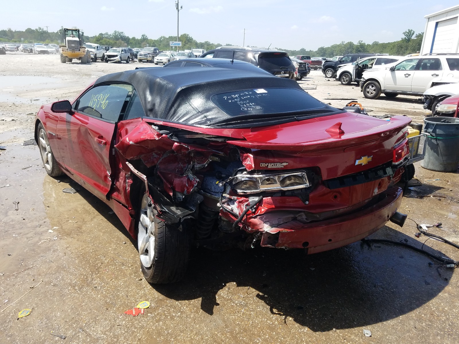 Photo 3 from auction – 2015 CHEVROLET CAMARO LT with VIN 2G1FD3D39F9297023
