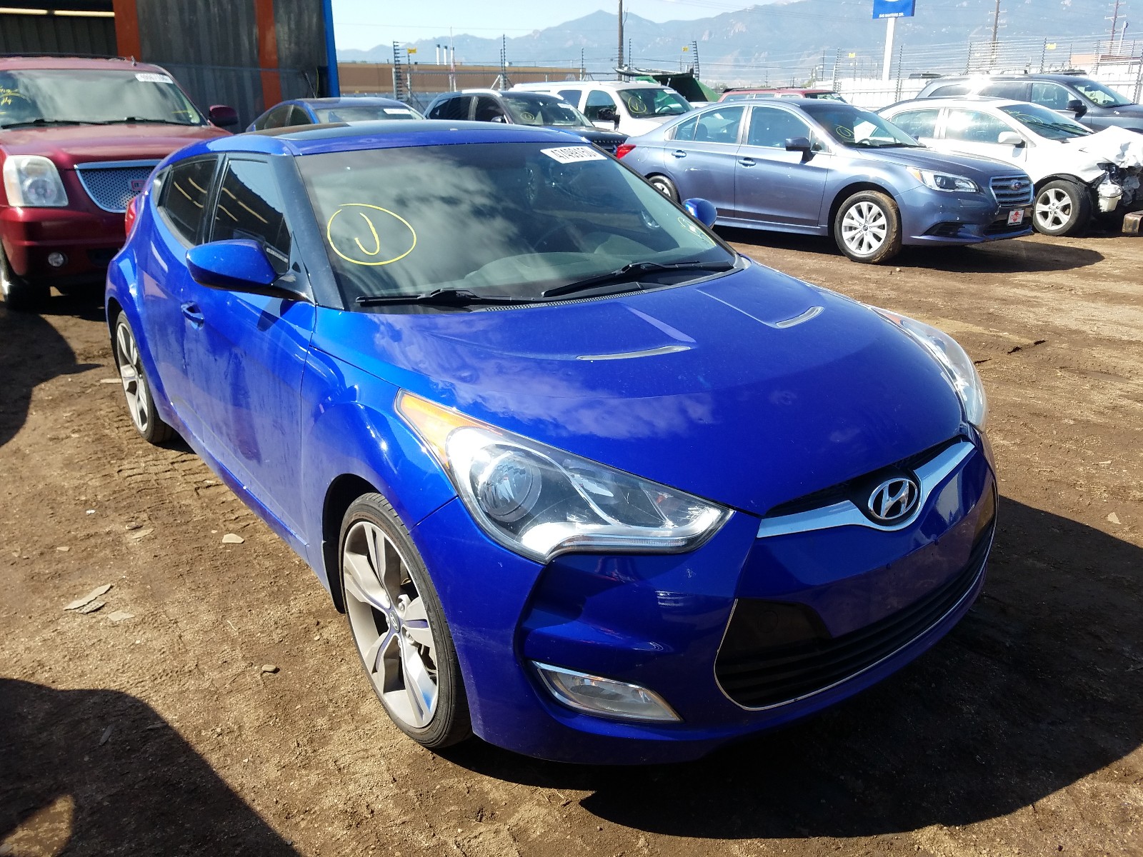 Photo 1 from auction – 2013 HYUNDAI VELOSTER with VIN KMHTC6AD7DU148066