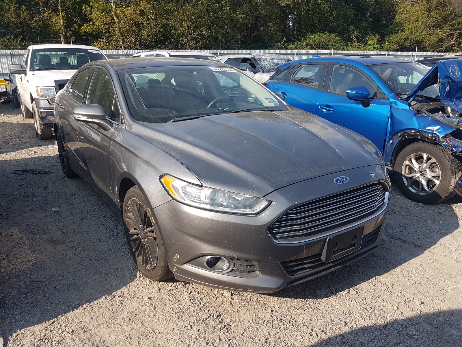 FORD FUSION SE 2014 with VIN 3FA6P0HD1ER348335 - Photo from auction