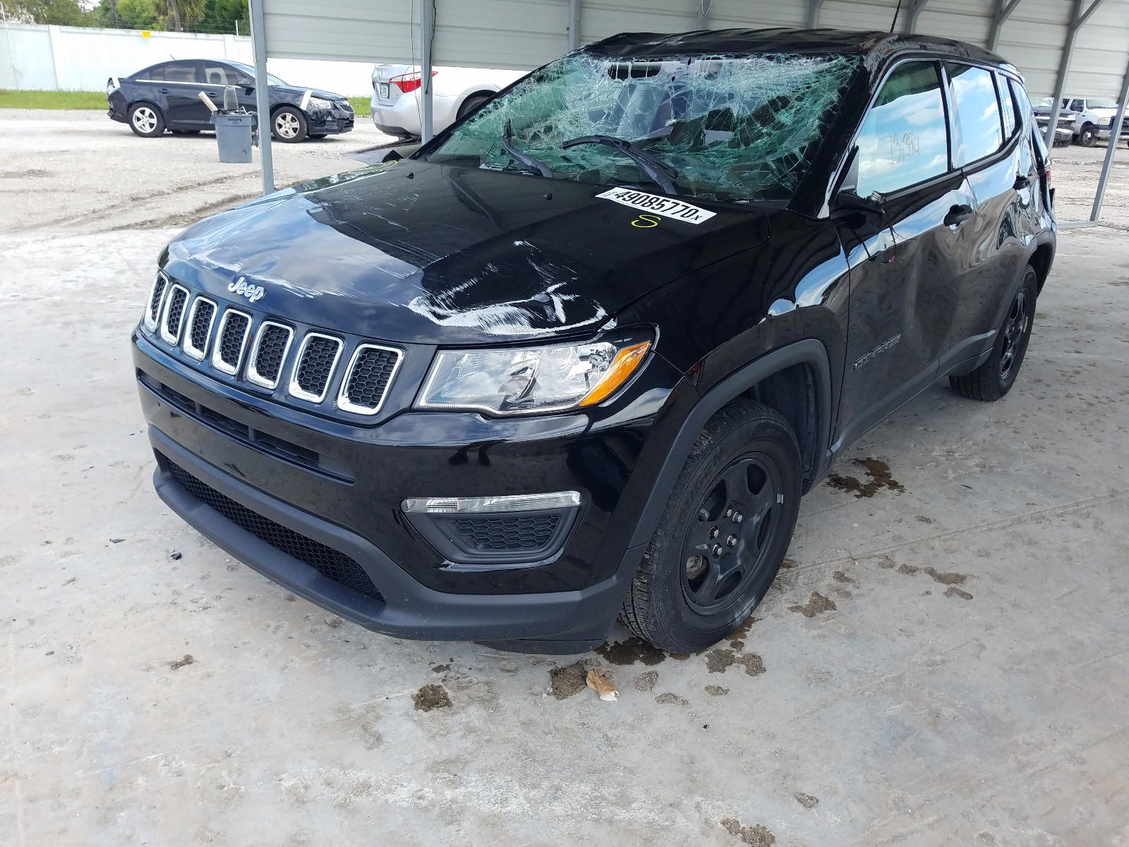 Photo 2 from auction – 2018 JEEP COMPASS SP with VIN 3C4NJCAB8JT233326