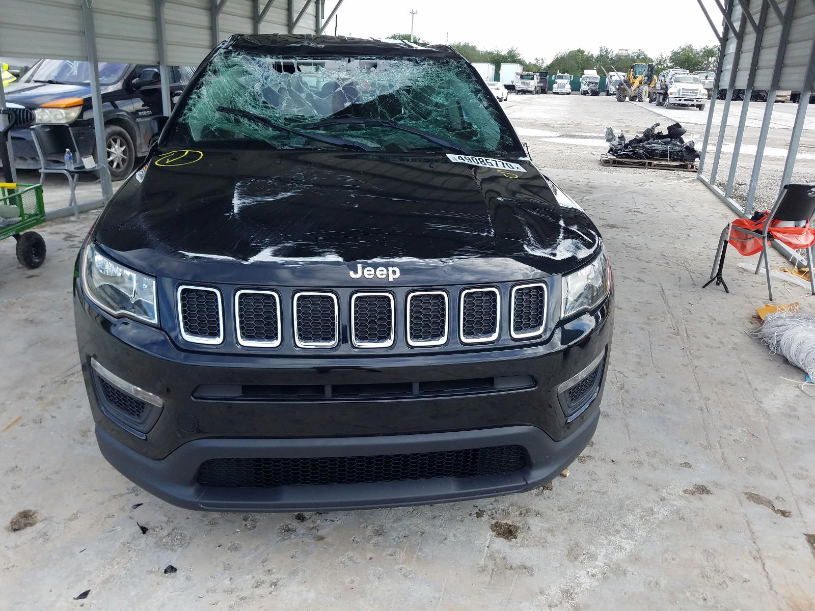Photo 9 from auction – 2018 JEEP COMPASS SP with VIN 3C4NJCAB8JT233326